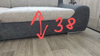 Velká sedací souprava tvar L. - 3