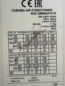 Klimatizace TOSHIBA 5kW - 3