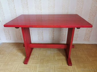 Selský nábytek, zdobený, masiv, dub - 3