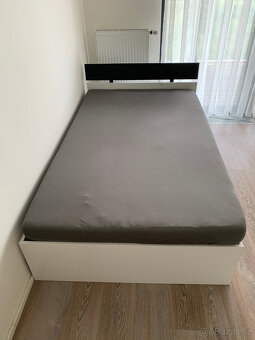 Postel 120 x 200 cm včetně matrace, s úložným prostorem - 3