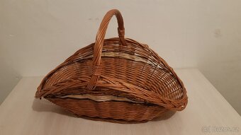 Koš na dřevo ke krbu-ovál - 3