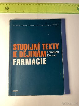 Učebnice pro studium farmacie, první ročník - 3