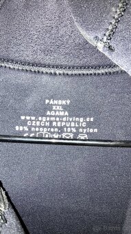Pánský neopren Agama DIVER 7 mm černá/modrá, vel. XXL - 3