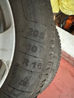 Obuté zimní alu kola 5x112 205/60 r16 - 3