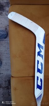 Brankářská hokejka CCM opačný gard M.Scwarz - 3