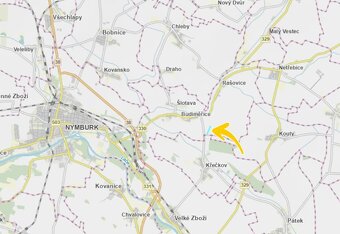 Prodej podílu 1/8 pole 1 249 m², Budiměřice - 3
