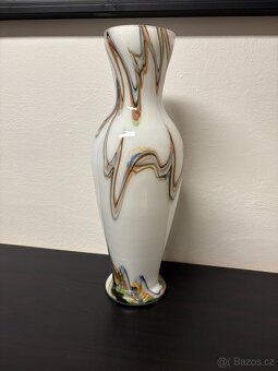 Autorské sklo - velká váza - 3