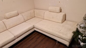 Rohová látková sedačka 280x230cm, CZ výroba - 3