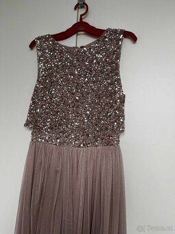 Společenské/plesové šaty - velikost 34 - 3