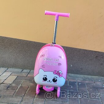 Dětská cestovní koloběžka 2v1 s kufříkem - 3