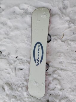 Prodám snowboard WESTIGE 138 cm + boty - 3