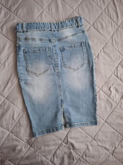 Nová džínová sukně XS - 3