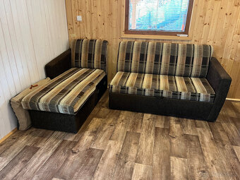 Rohová rozkládací sedačka - 3