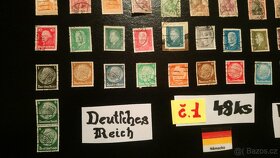 poštovní známky / Německá Říše  č.1  48ks - 3