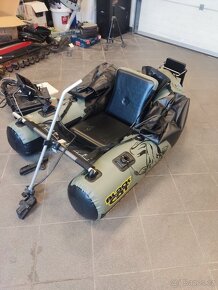Black cat Belly boat , Battle Boat 170cm+El.motor - 3