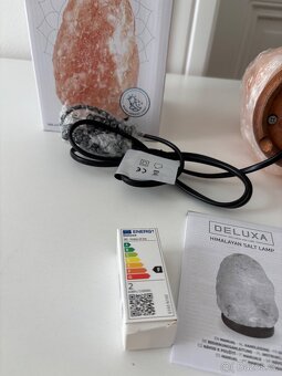 Himálajská solná lampa 20cm značka Deluxa - 3
