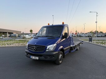 Odtahovka Mercedes Sprinter 519 3.0cdi - 2014 - řp. C 5000kg - 3