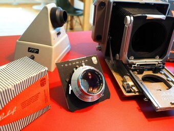 Kompletní vybavení Linhof Technika IV 4x5 s Tessarem - 3