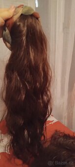 Okamžité prodloužení vlasů-čelenka s parukou - 3