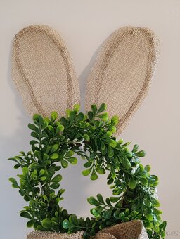 Velikonoční věnec Zajíc, výška 50cm - 3