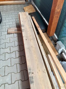 Na prodej: Masivní staré dřevěné fošny/prkna (9 kusů) - 3