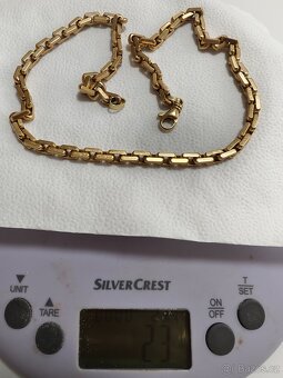 Zlatý řetěz pilka - zakázková výroba - 3