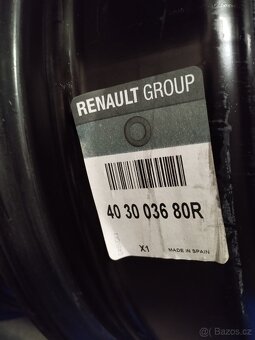 4 plechové disky s TPMS ventilky - 3