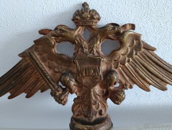 Velká a těžká RU orlice / R-U orel.  Krásný sběratelský kus - 3