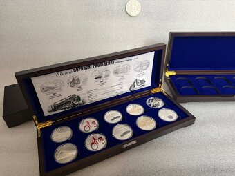 Univerzální etue pro stříbrné mince 10x 1oz 45mm - 3