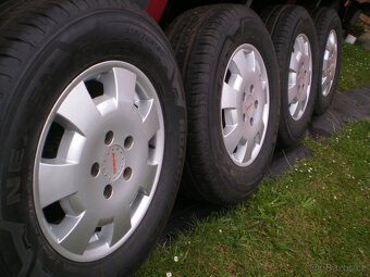 Alu disky 15" na DUCATO + nové pneu 215/70 R15C i výměnou - 3