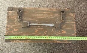 Vojenská dřevěná bedna 2x - 3