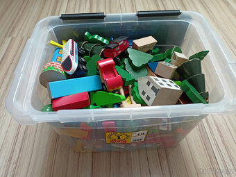 Dřevěné koleje, mosty, mašinky, auta - 3