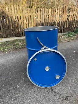 Plechový sud s víkem - 3
