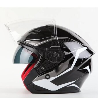 Helma MAXX černo/bílá lesklá - 3