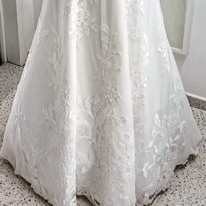 NOVÉ svatební šaty LERO - 3