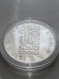Pamětní mince 200Kč 1994 Koněspřežka proof - 3