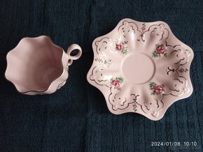 Hrneček s talířkem -porcelánka Chodov - 3