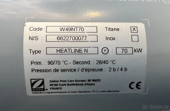 Tepelný výměník Zodiac Heat Line Titan 70 kW - 3