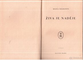 Kniha ŽIVA JE NADĚJE - 3