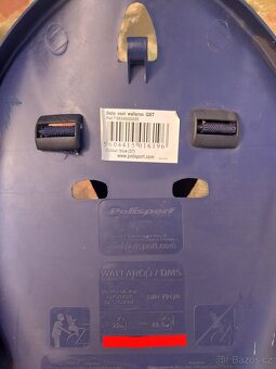 Sedačka Polysport 22-48,5 kg na trubku pod sedlo - 3