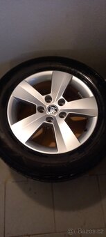 ŠKODA orig Alu disky Orion 16“ + letní pneu - 3