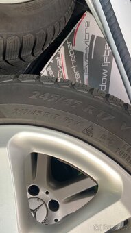 Alu kola mercedes benz vel17 zimni 245/45 matador pneu 8mm - 3