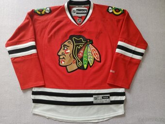 Hokejový dres Chicago Blackhawks podepsaný - 3