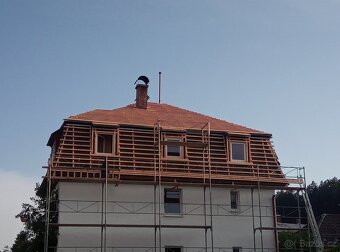 Lešení EKRO 85 + doplňky cca 110m2 pohledové plochy - 3
