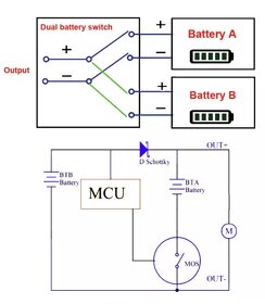 Balancér vybíjení dvou baterií od 20V do 72V a Imax 40A. - 3
