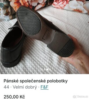 Pánské polobotky vel. 44 - 3