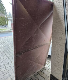 Plechová vrata dvoukřídlá - 3