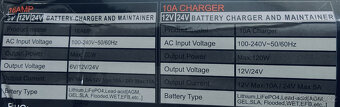Nabíječka autobaterie, automat 6,12,24V,16A nová - 3