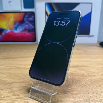 iPhone 14 Pro 128GB silver, 100% baterie, záruka - 3