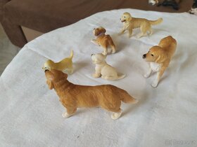 25. Pejsci od značky Schleich,  zlatí retrievři - 3